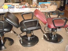 All purpose reclining styling chairs