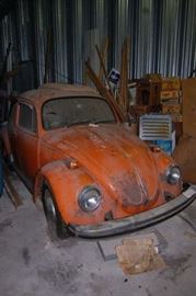 1974 VW Beetle Bug Car