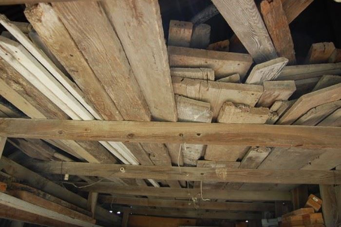 Rough cut barn lumber