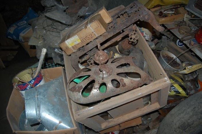 Antique stove parts