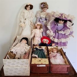 Doll collection 
