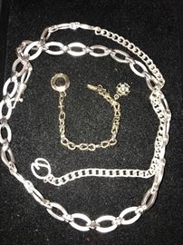 ST. JOHN BRACELET AND  BELT