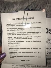 “IMPOSTORS” UNIQUE LIFE-SIZE SOFT SCULPTURE BY SUSAN AND KELLY NOLAN-RATAIL $1,200