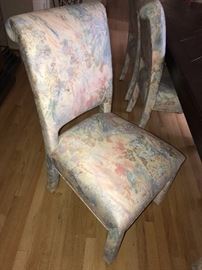 UPHOLSTERED CHAIRS-8 PIECE