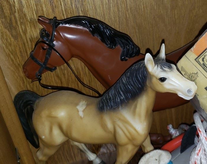 horses toys vintage