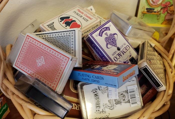 decks of cards vintage games toys children collectible