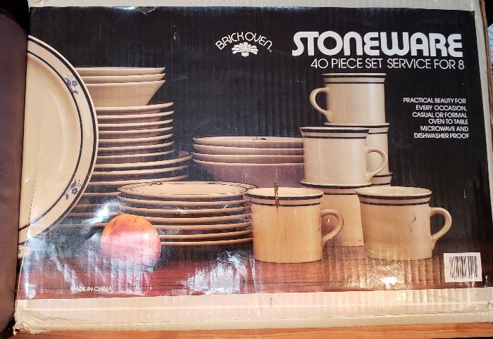 vintage stoneware new in box