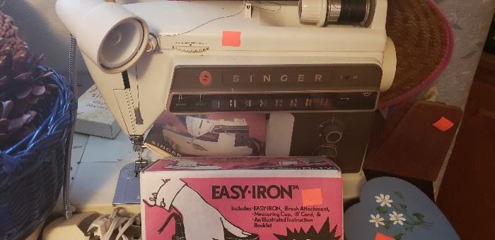 vintage sewing machine table