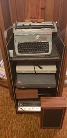 typewrite electric antique vintage radio