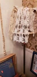 floor lamp lace antique