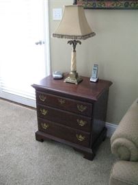 Small Jamestown Sterling Bedside Chest