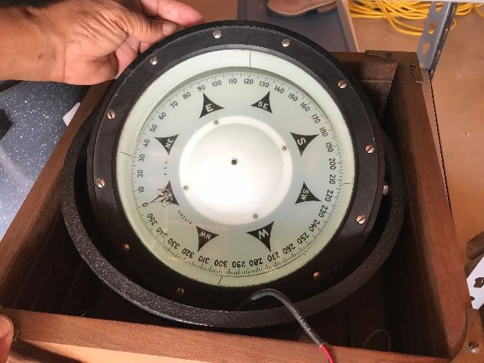 Ritchie Navy Compass in Custom Fitted Box