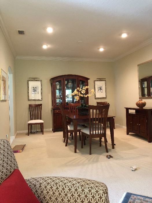 beautiful dining room set with china cabinet and matching side board