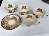 maruta ware turkey 4 cups and 1 saucer