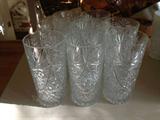 clear cocktail glasses