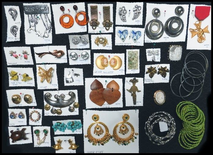 Jewelry including Heller Willette, Zander Elliott, Monet, CoraLee, Parklane, Kenneth Lane, Reja, Raga, Sterling and more.
