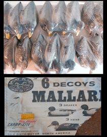 Vintage Italian Duck Decoys by Sport Plast.