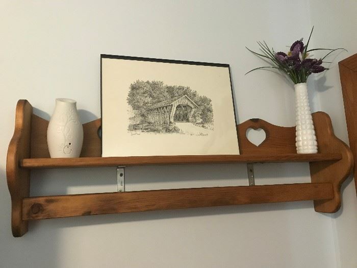 More shelving with accessories