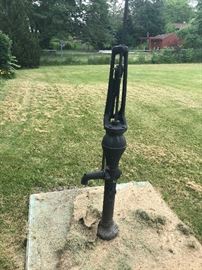 Iron water pump - it is a beauty!