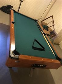 Small 3 ft. x 4 ft. pool table like new
