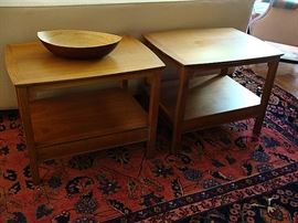 Pair of moderne lamp tables