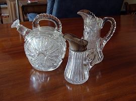 fine selection of real vintage American brilliant cut glass