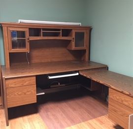 Executive Desk, Hutch (does not match)