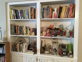 Books of all types plus home decor 