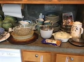 Kitchen: Corning Ware, dishes and so much more!