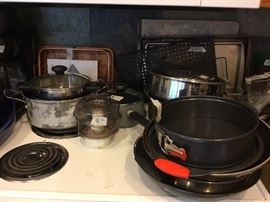 Kitchen:  pots and pans and so much more!
