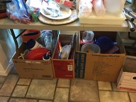 Kitchen - have lots of miscellaneous boxes full of $1.00 through $4.00 each in cost