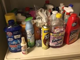 More cleaning supplies