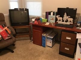 Office- desk & computer NOT for sale