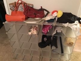 Master Bedroom has some great cubbies for shoes and other items