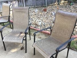 3 lawn chairs