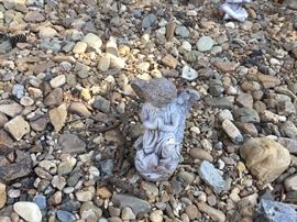 Back yard - statuary