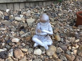 Back yard - statuary
