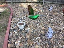 Back yard - statuary 