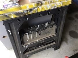 Two plastic saw horses