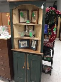 2 piece corner cabinet