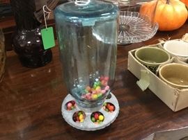Vintage chicken feeder