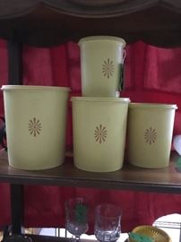 Tupperware canister set