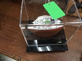 Signed football