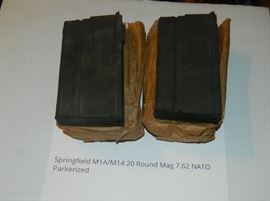 Springfield M1a/M14 - 4, 20 round mags.