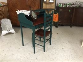 Small desk with matching chair