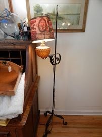 Iron floor lamp