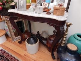 Marble top table