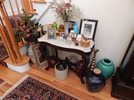Victorian marble top table 