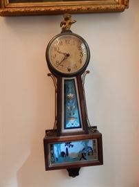 Antique banjo clock