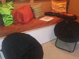 Misc Pillows & Folding Moon Chairs